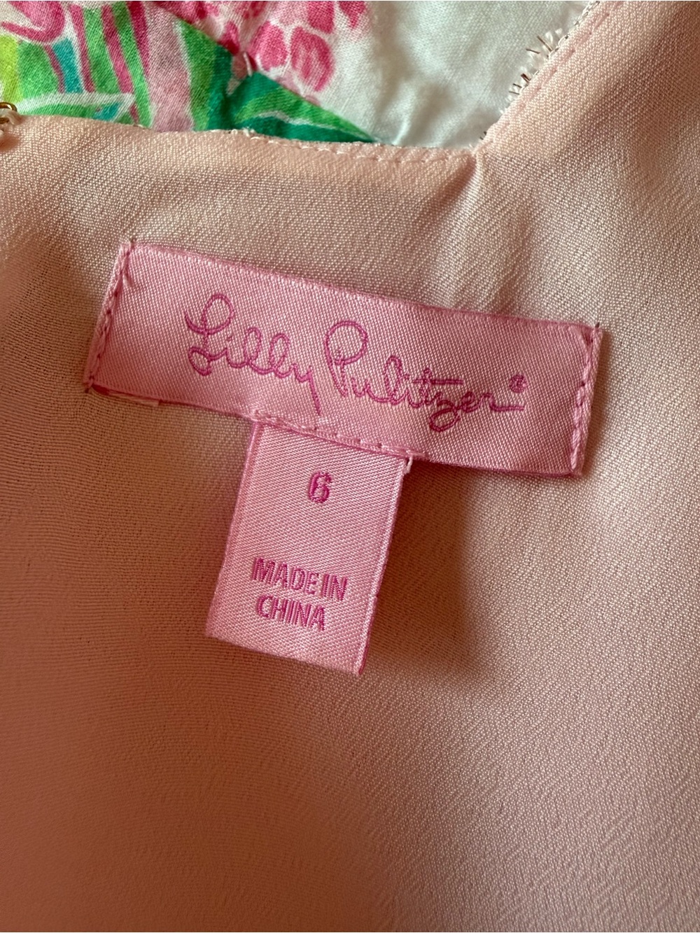 Lilly Pulitzer Blush Pink Embellished V-Neck Sleeveless Dress - Picture 2 of 8